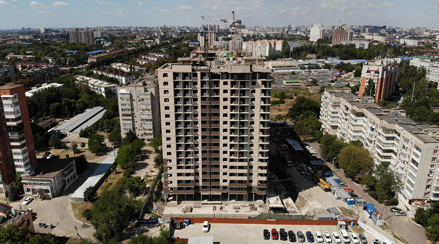 Отчет о строительстве ЖК «Айвазовский», сентябрь, 2020г. 