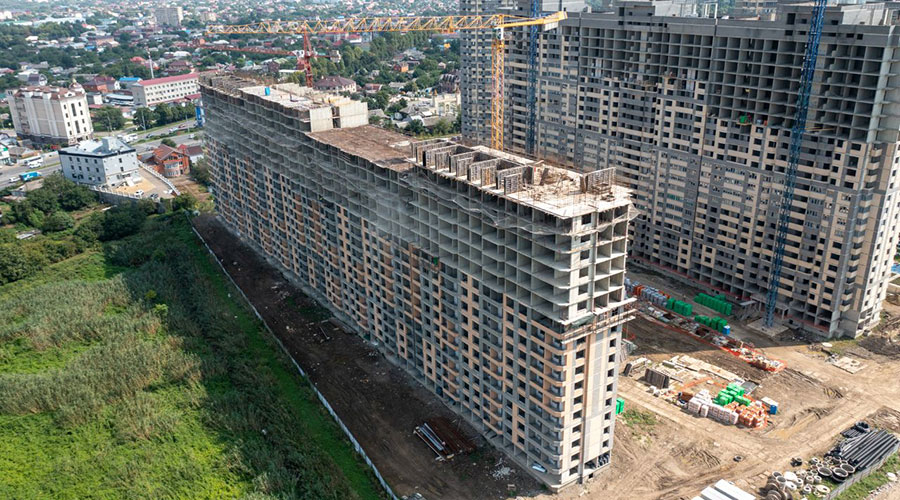 Отчет о строительстве ЖК «Сказка Град», сентябрь, 2021г. 