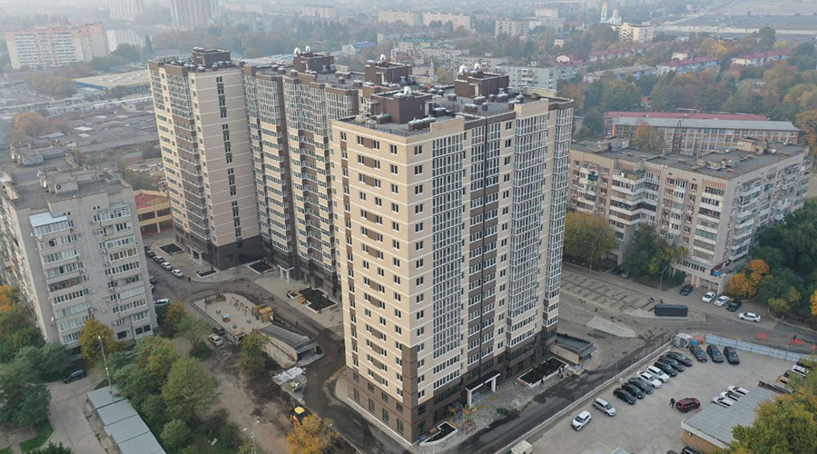 Отчет о строительстве ЖК «Айвазовский», октябрь, 2021г. 