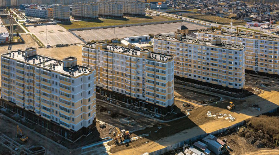 Отчет о строительстве ЖК «Светлоград», октябрь, 2021г. 