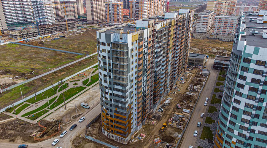 Отчет о строительстве ЖК «Россинский Парк», декабрь, 2021г. 