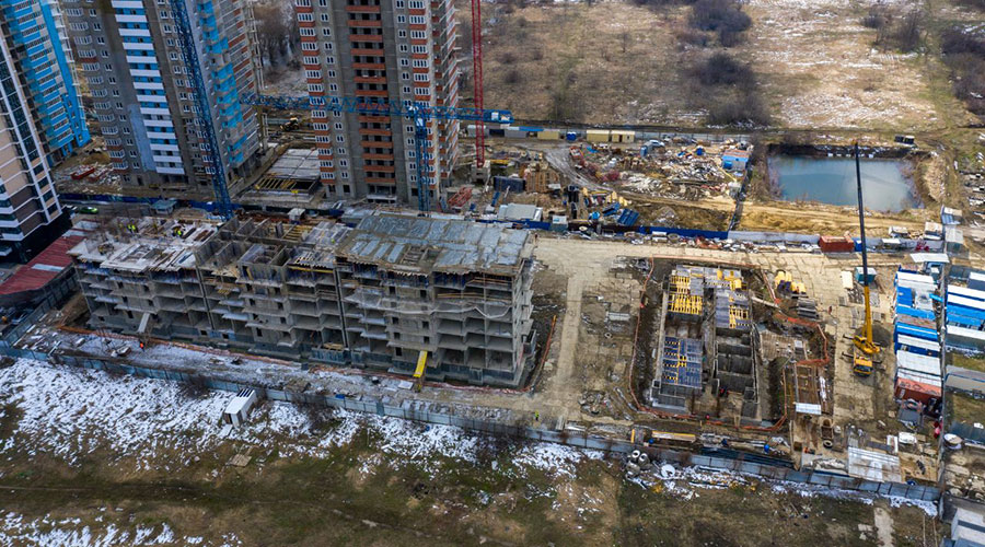 Отчет о строительстве ЖК «Стрижи», апрель, 2022г. 