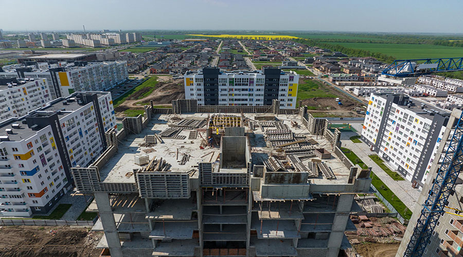 Отчет о строительстве ЖК «Южане», апрель, 2022г. 