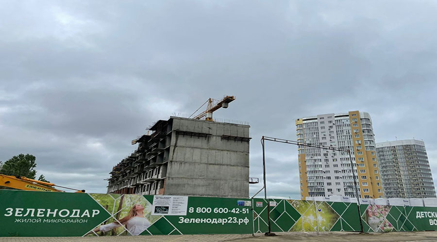 Отчет о строительстве ЖК «Зеленодар», май, 2022г. 