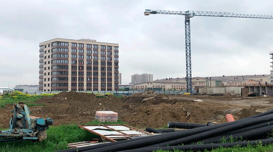Отчет о строительстве ЖК «Мега Победа», май, 2022г. 