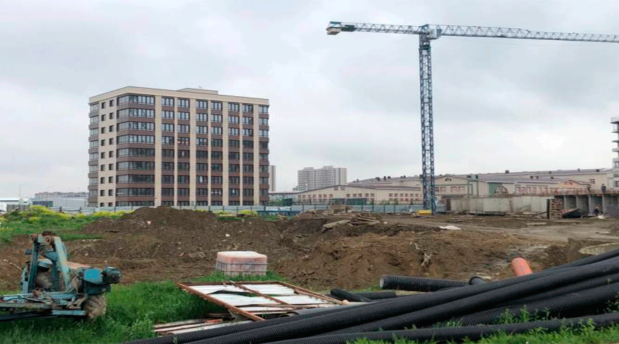 Отчет о строительстве ЖК «Мега Победа», июнь, 2022г. 