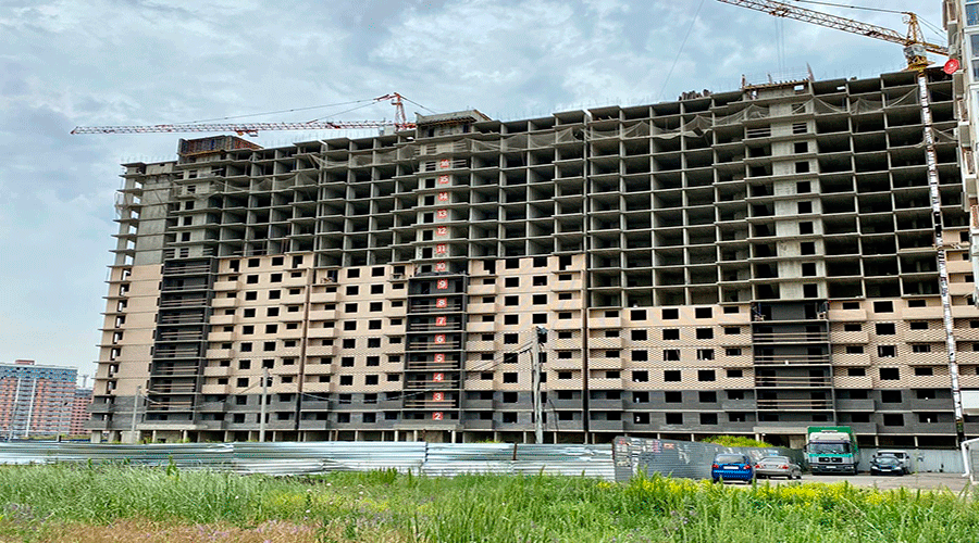 Отчет о строительстве ЖК «Сармат», июнь, 2022г. 