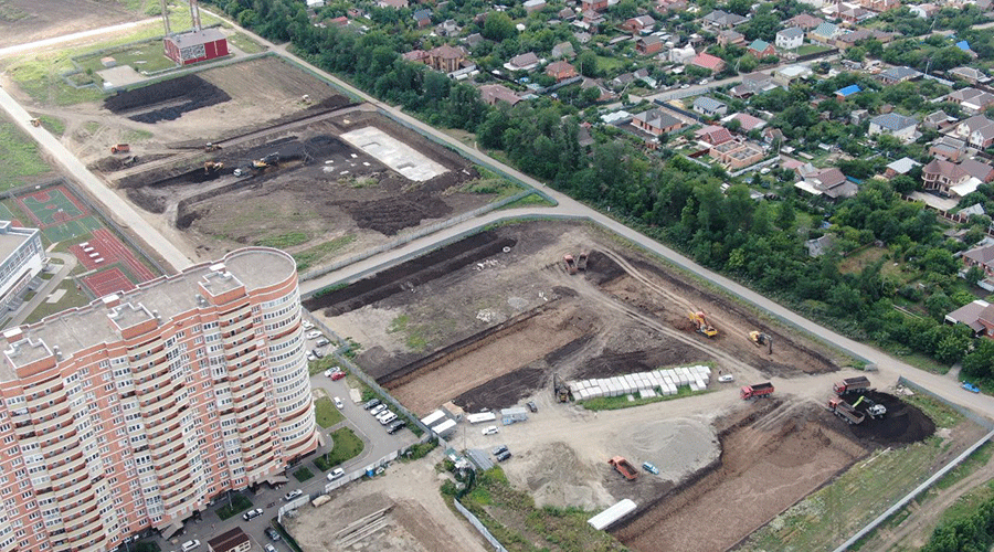 Отчет о строительстве ЖК «Догма Парк», июль, 2022г. 