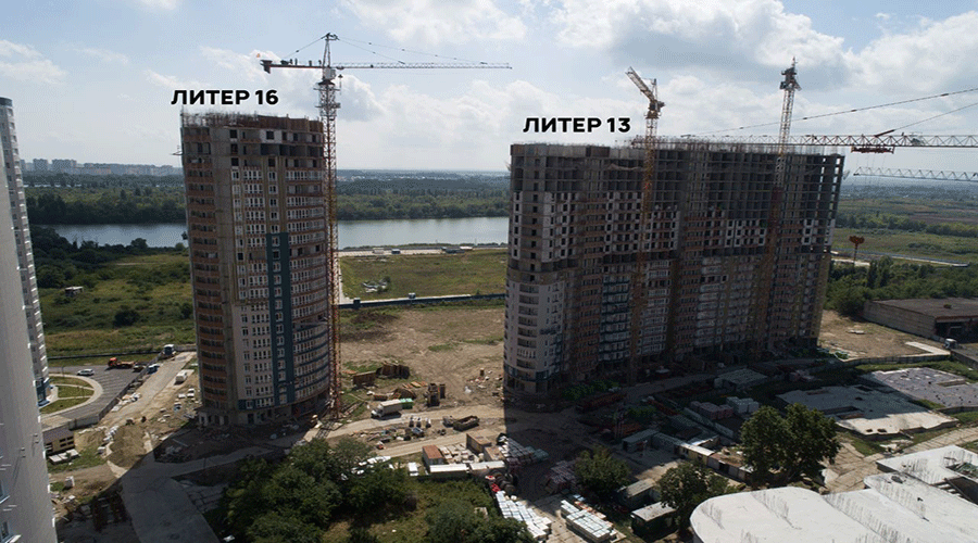 Отчет о строительстве ЖК «Фонтаны», август, 2022г. 