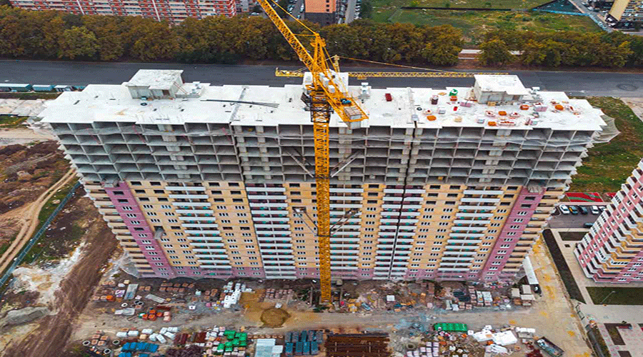Отчет о строительстве ЖК «Бауинвест», октябрь, 2022г. 