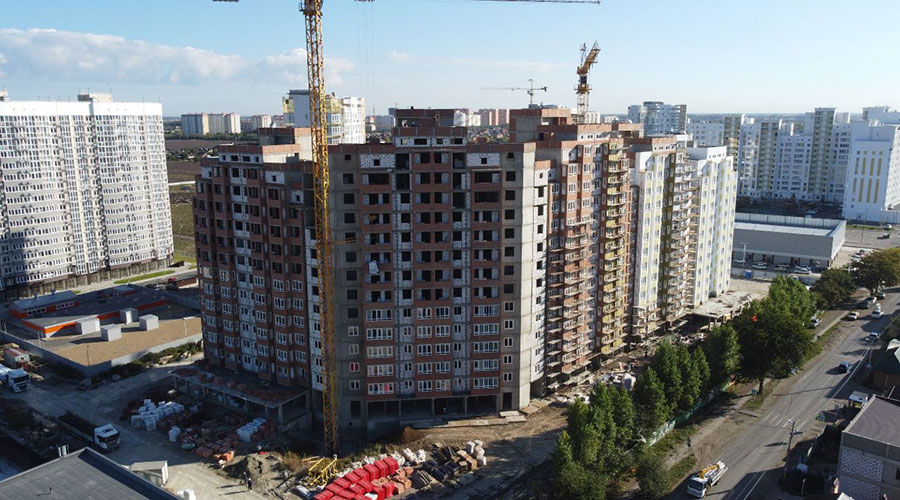 Отчет о строительстве ЖК «Зеленодар», октябрь, 2022г. 